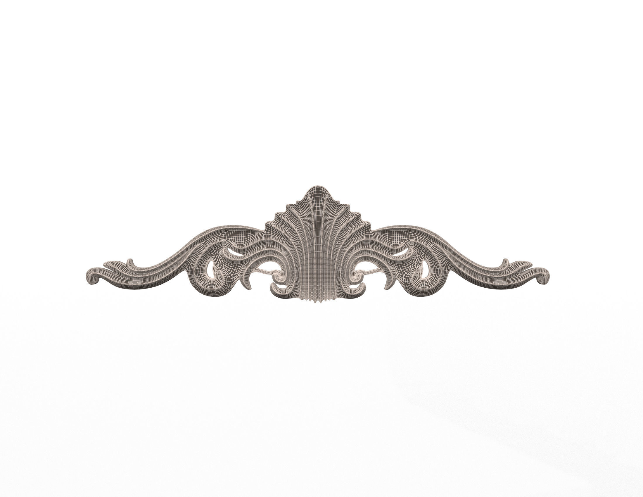 Collection of 40 Classic Carvings 01 Low-poly 3D model_62