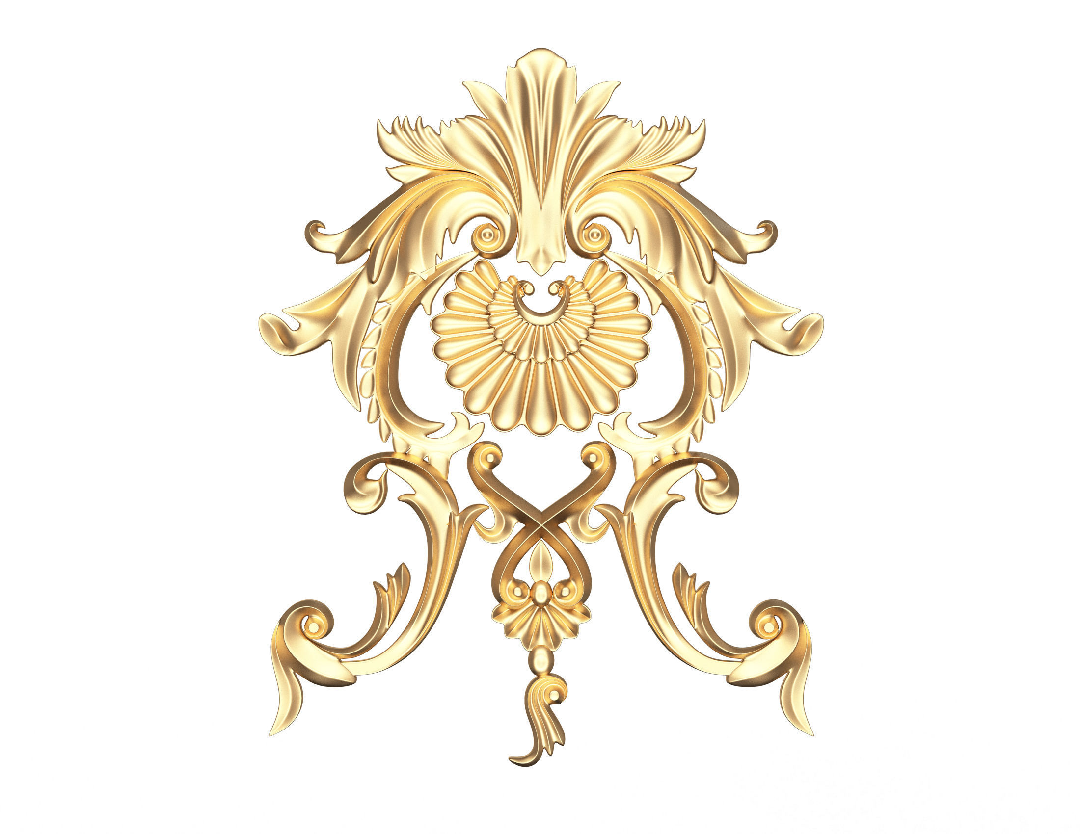 Collection of 40 Classic Carvings 01 Low-poly 3D model_71