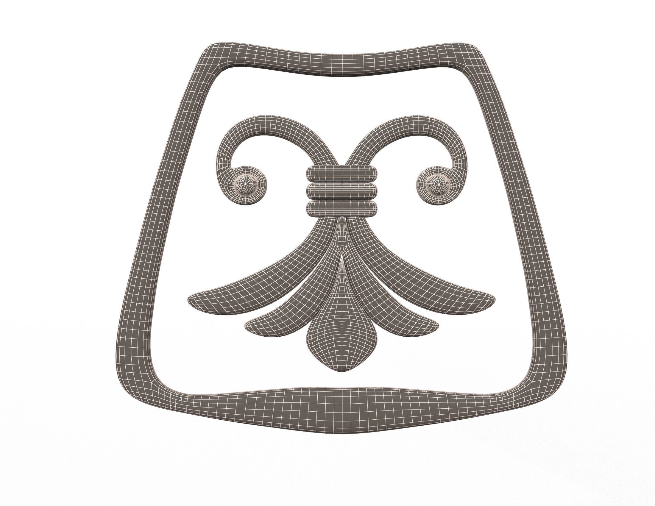 Collection of 40 Classic Carvings 01 Low-poly 3D model_128