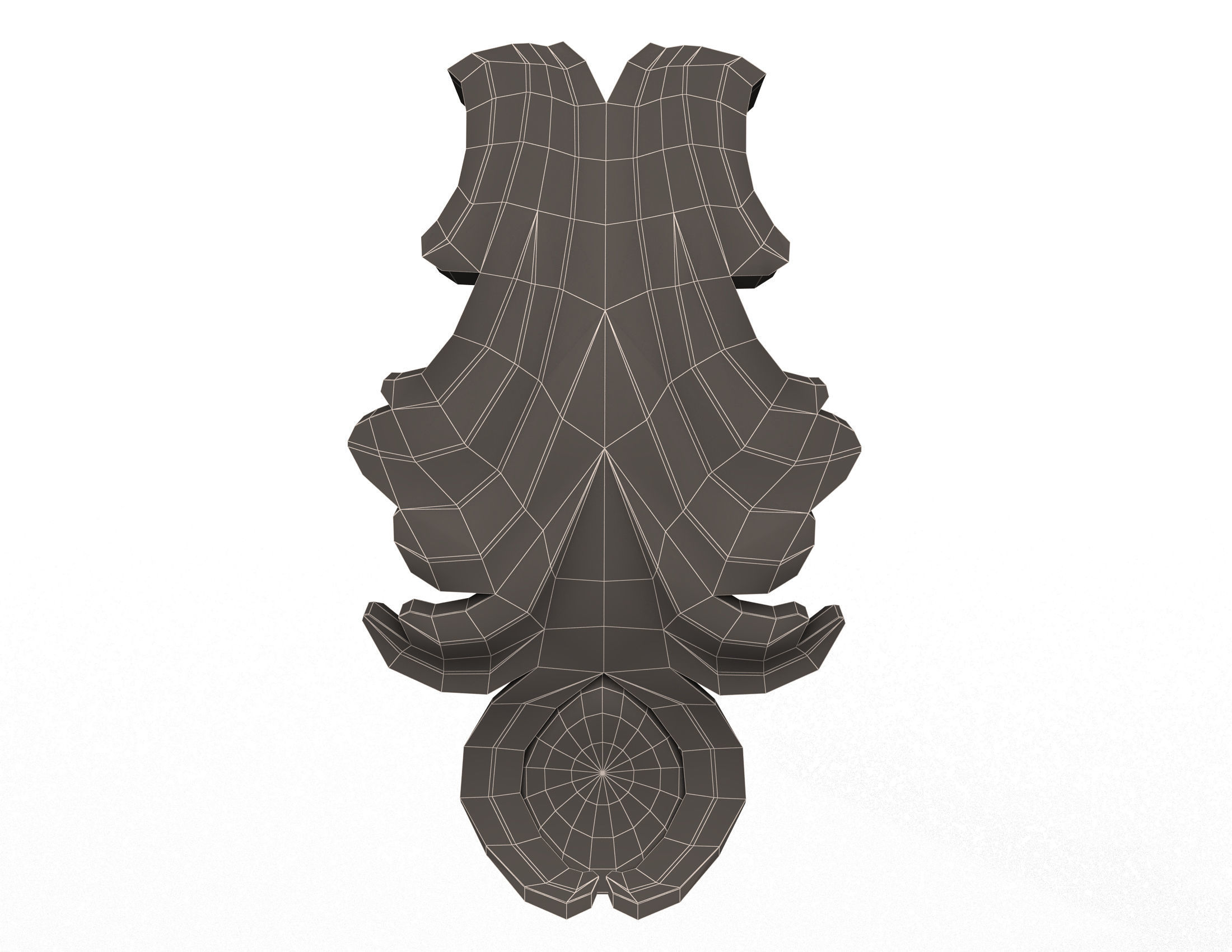 Collection of 40 Classic Carvings 01 Low-poly 3D model_124