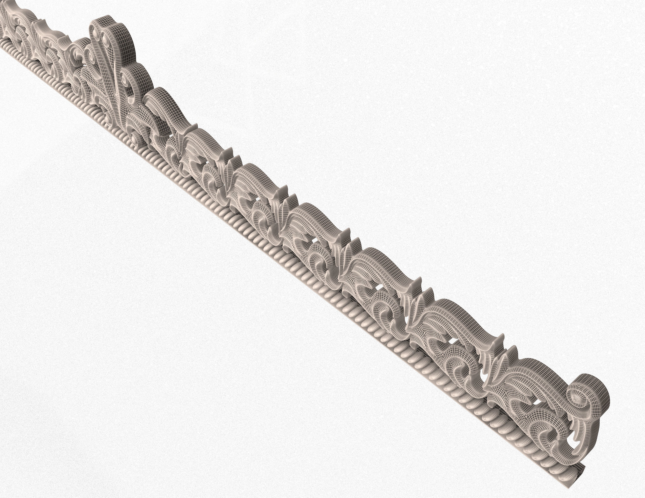 Collection of 40 Classic Carvings 01 Low-poly 3D model_138