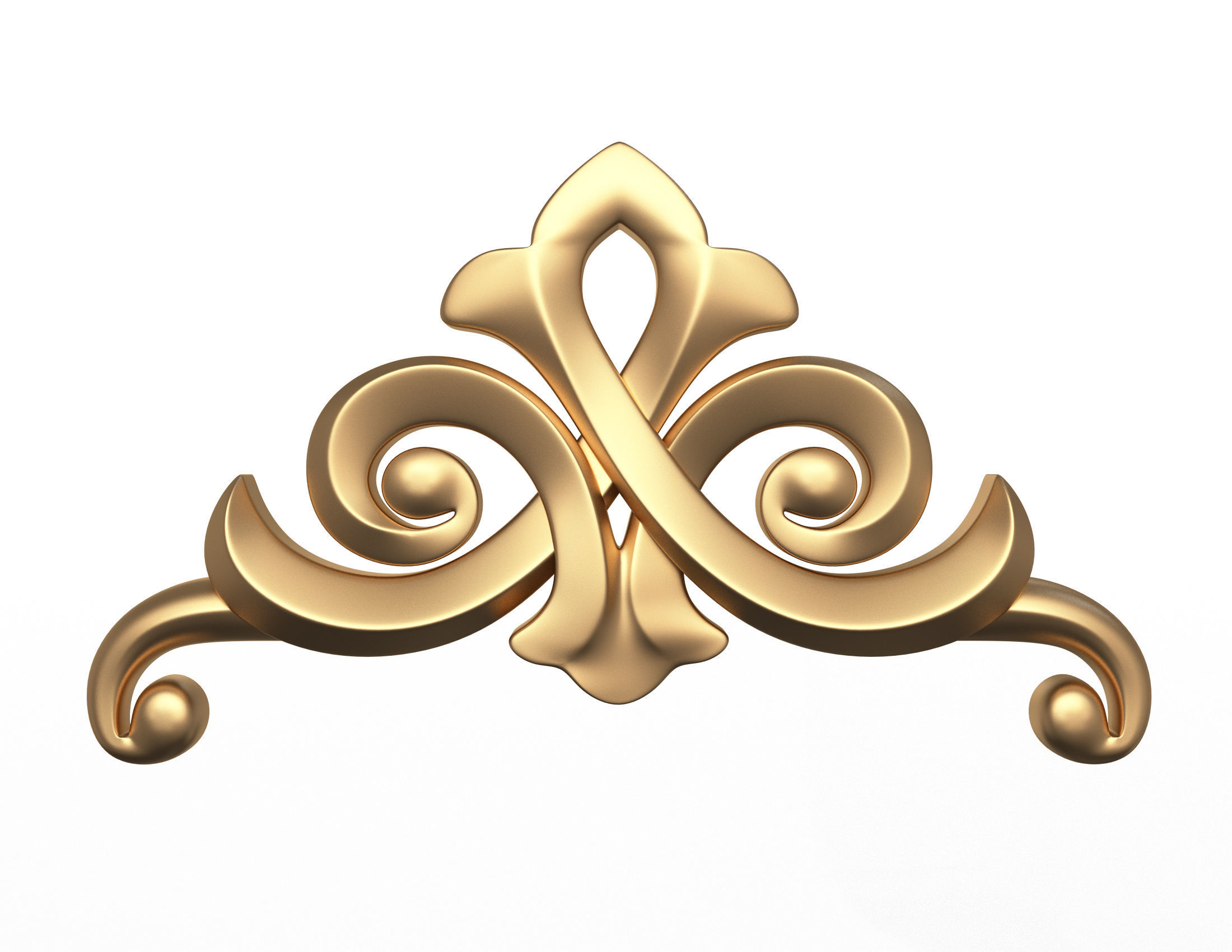 Collection of 40 Classic Carvings 01 Low-poly 3D model_43