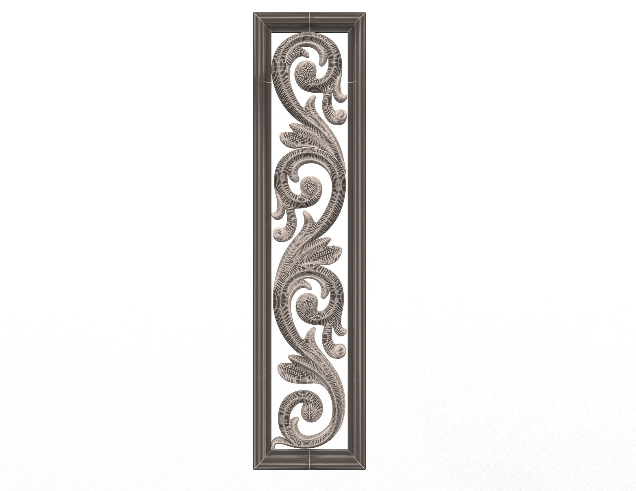Collection of 40 Classic Carvings 01 Low-poly 3D model_78