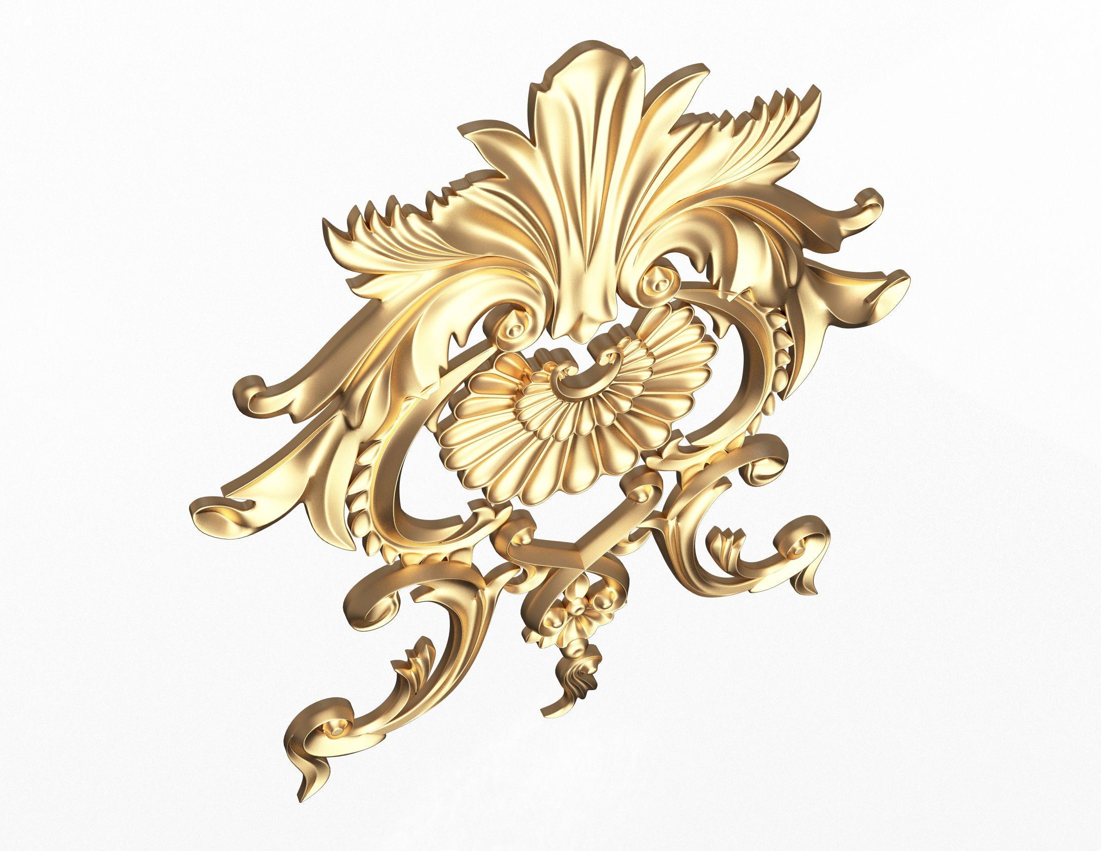 Collection of 40 Classic Carvings 01 Low-poly 3D model_72