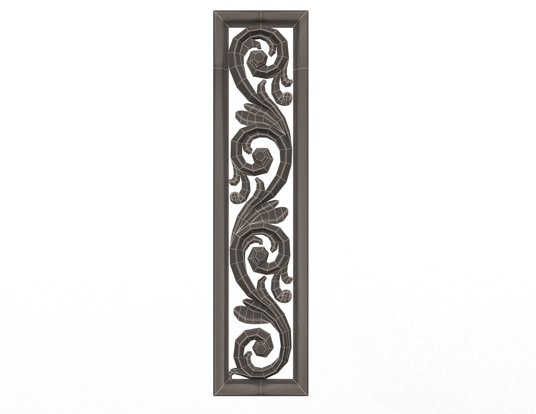 Collection of 40 Classic Carvings 01 Low-poly 3D model_79