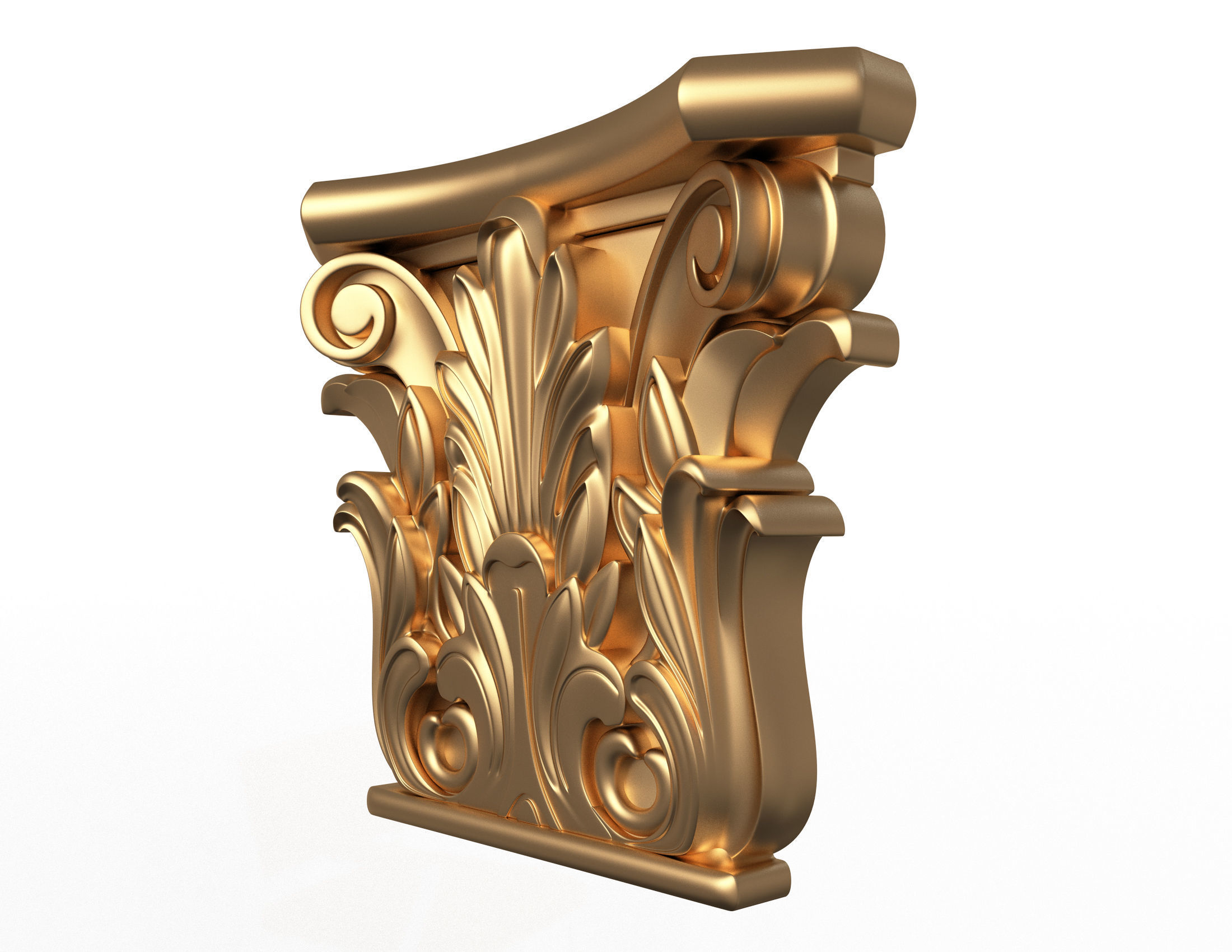 Collection of 40 Classic Carvings 01 Low-poly 3D model_11