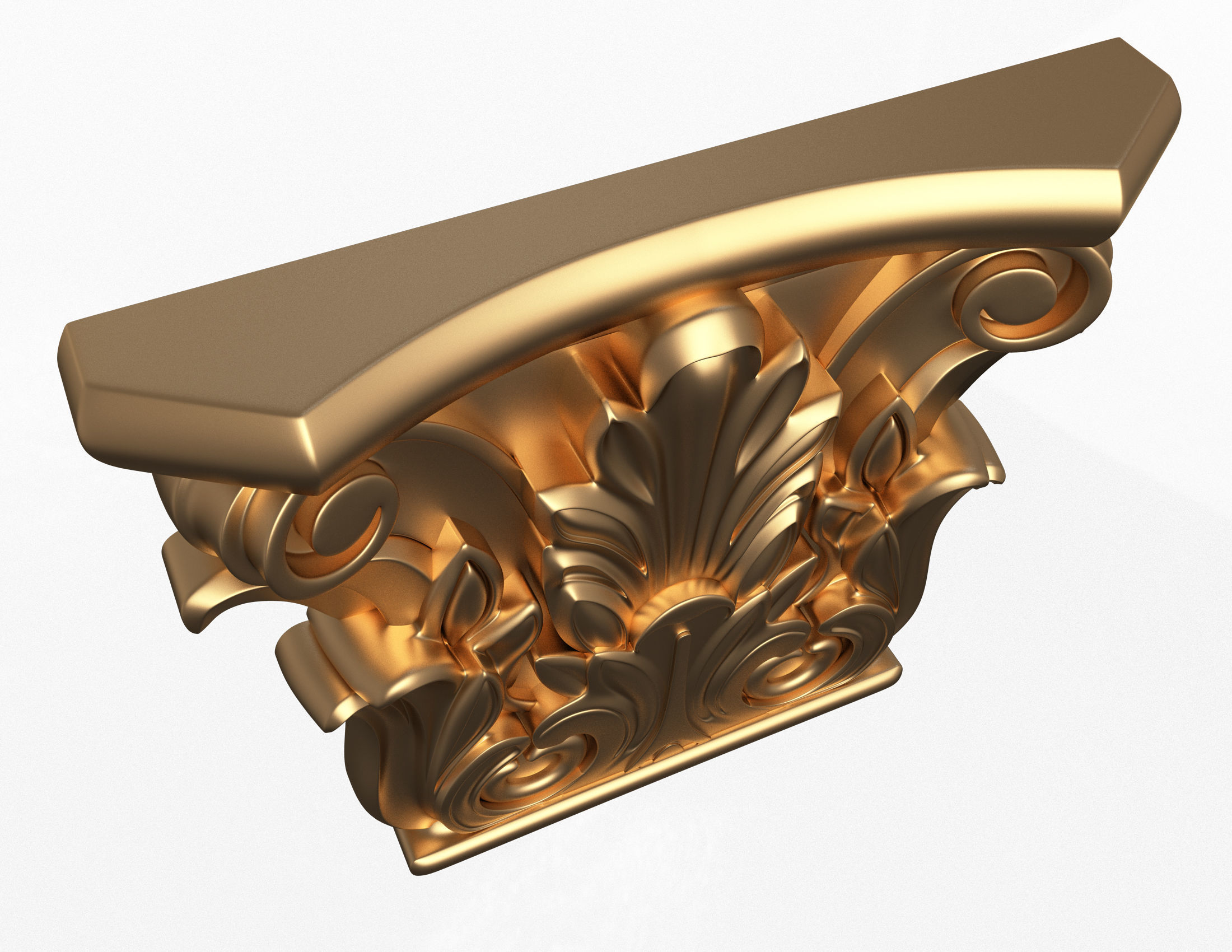 Collection of 40 Classic Carvings 01 Low-poly 3D model_10