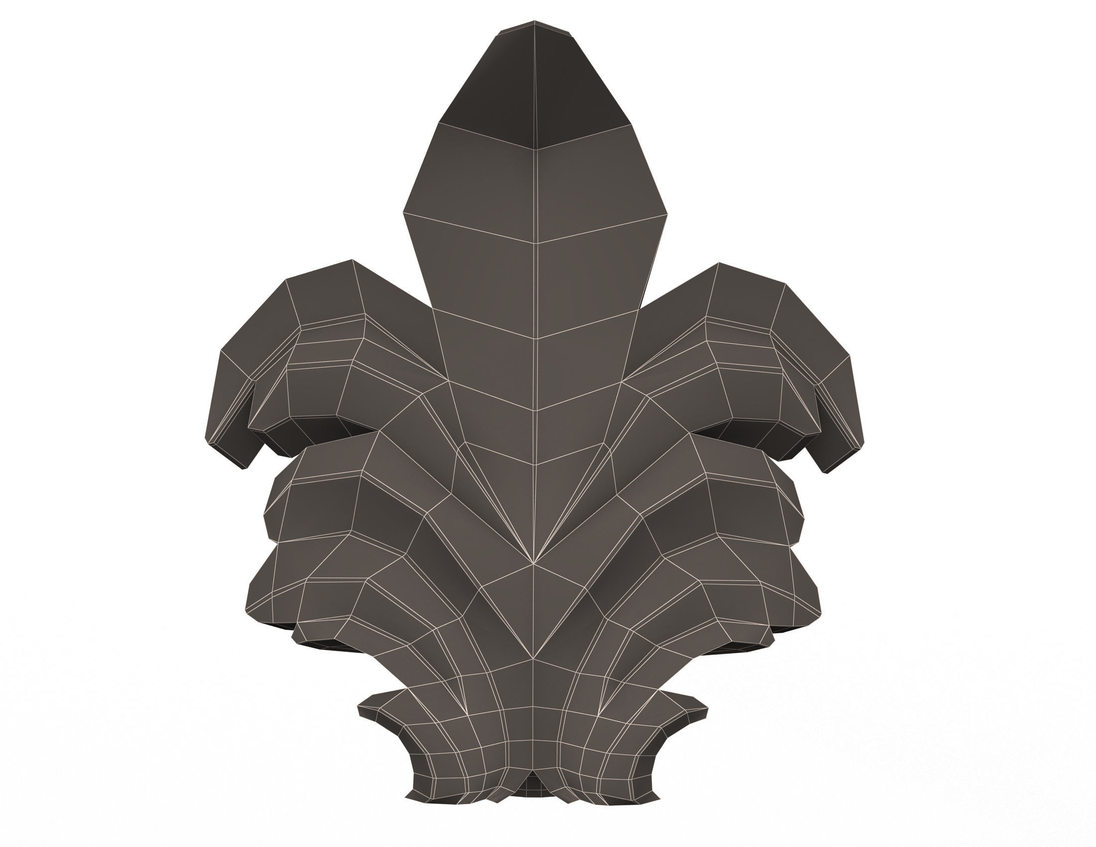 Collection of 40 Classic Carvings 01 Low-poly 3D model_122