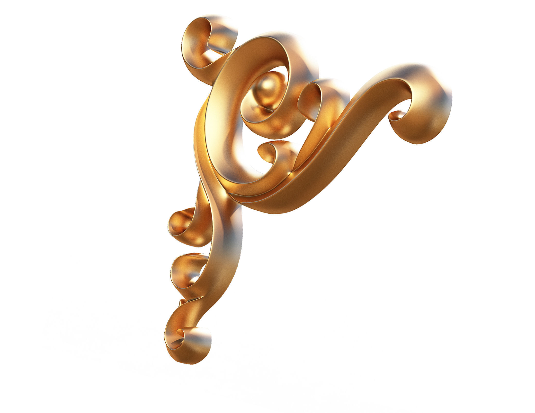 Collection of 40 Classic Carvings 01 Low-poly 3D model_48