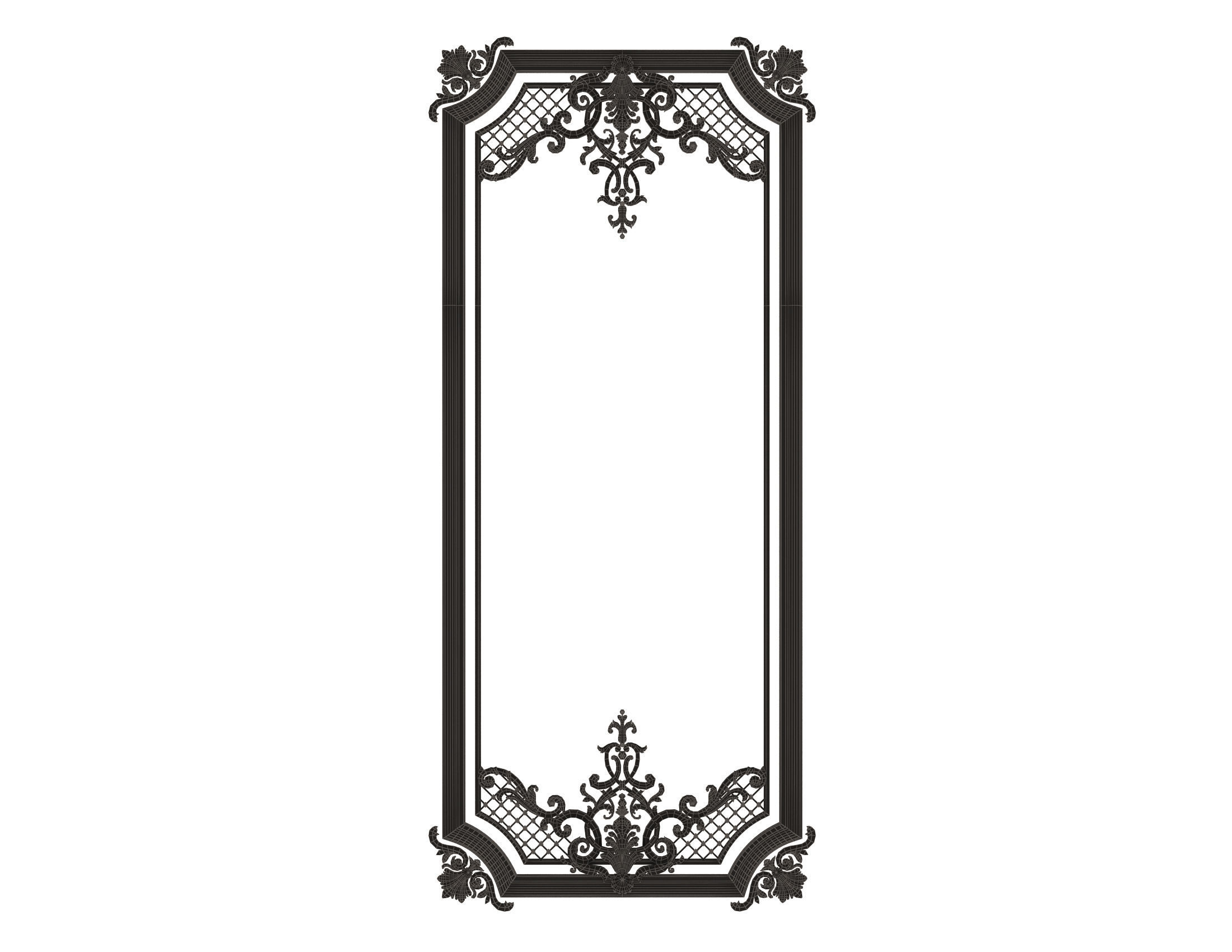 Collection of 40 Classic Carvings 01 Low-poly 3D model_126