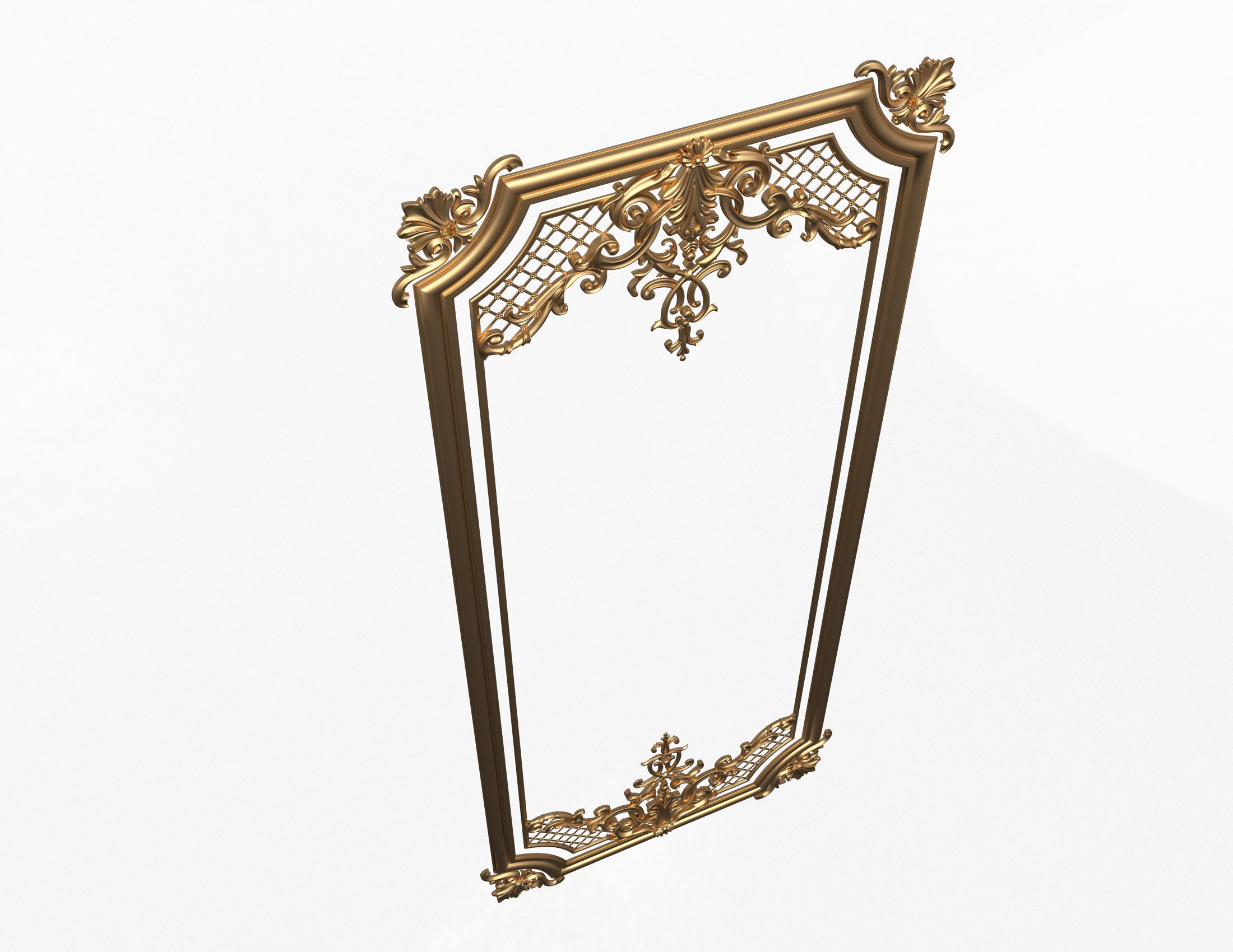 Collection of 40 Classic Carvings 01 Low-poly 3D model_15