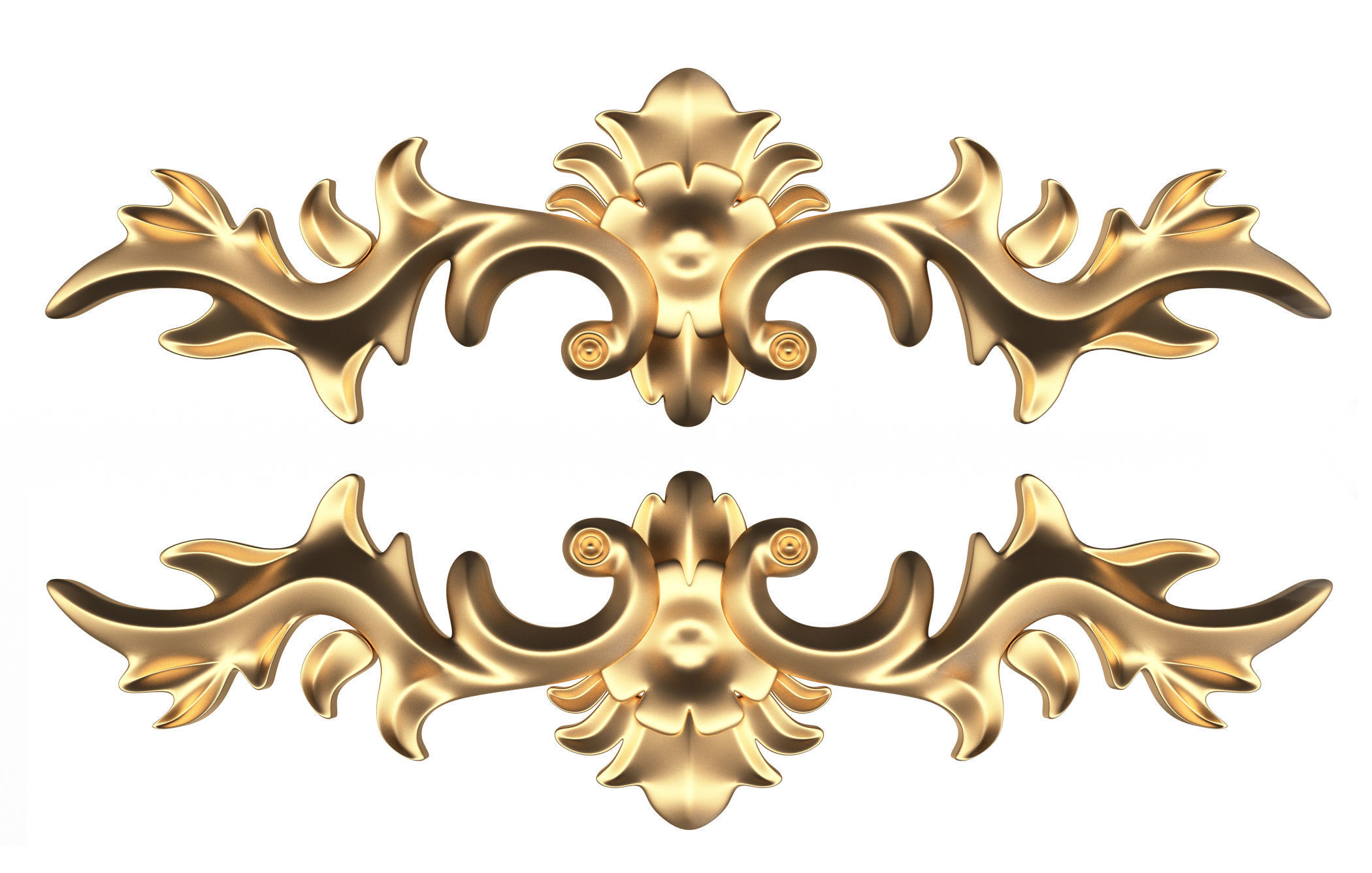 Collection of 40 Classic Carvings 01 Low-poly 3D model_7