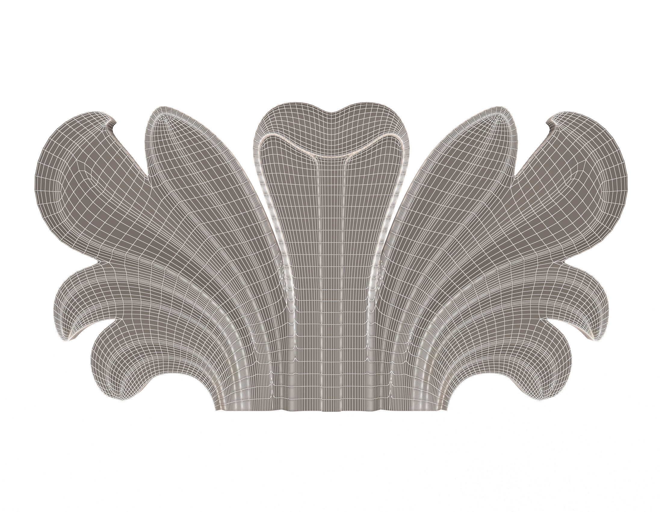 Collection of 40 Classic Carvings 01 Low-poly 3D model_146