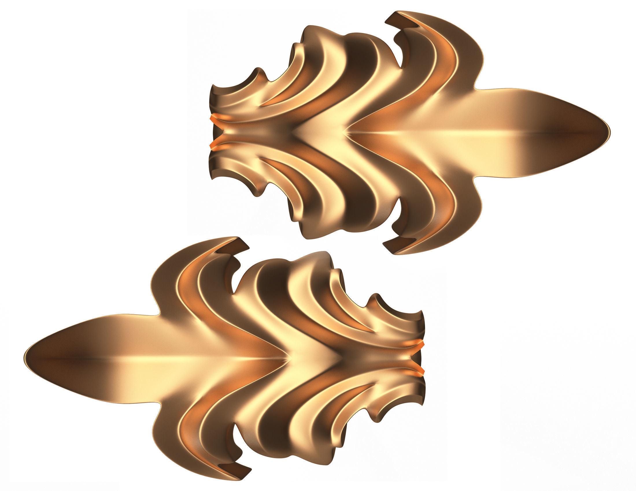 Collection of 40 Classic Carvings 01 Low-poly 3D model_33