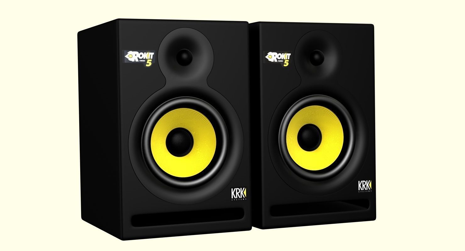 Speakers KRK Rokit 5 G3 3D model_7