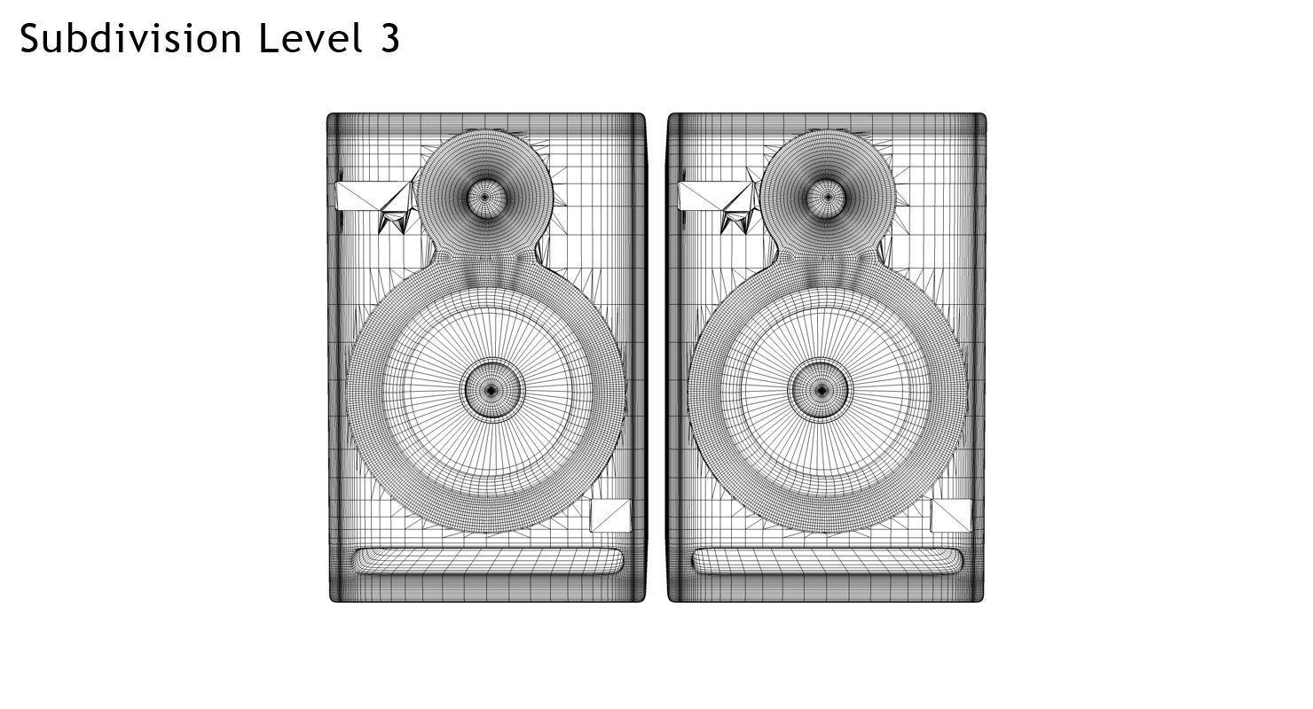 Speakers KRK Rokit 5 G3 3D model_13