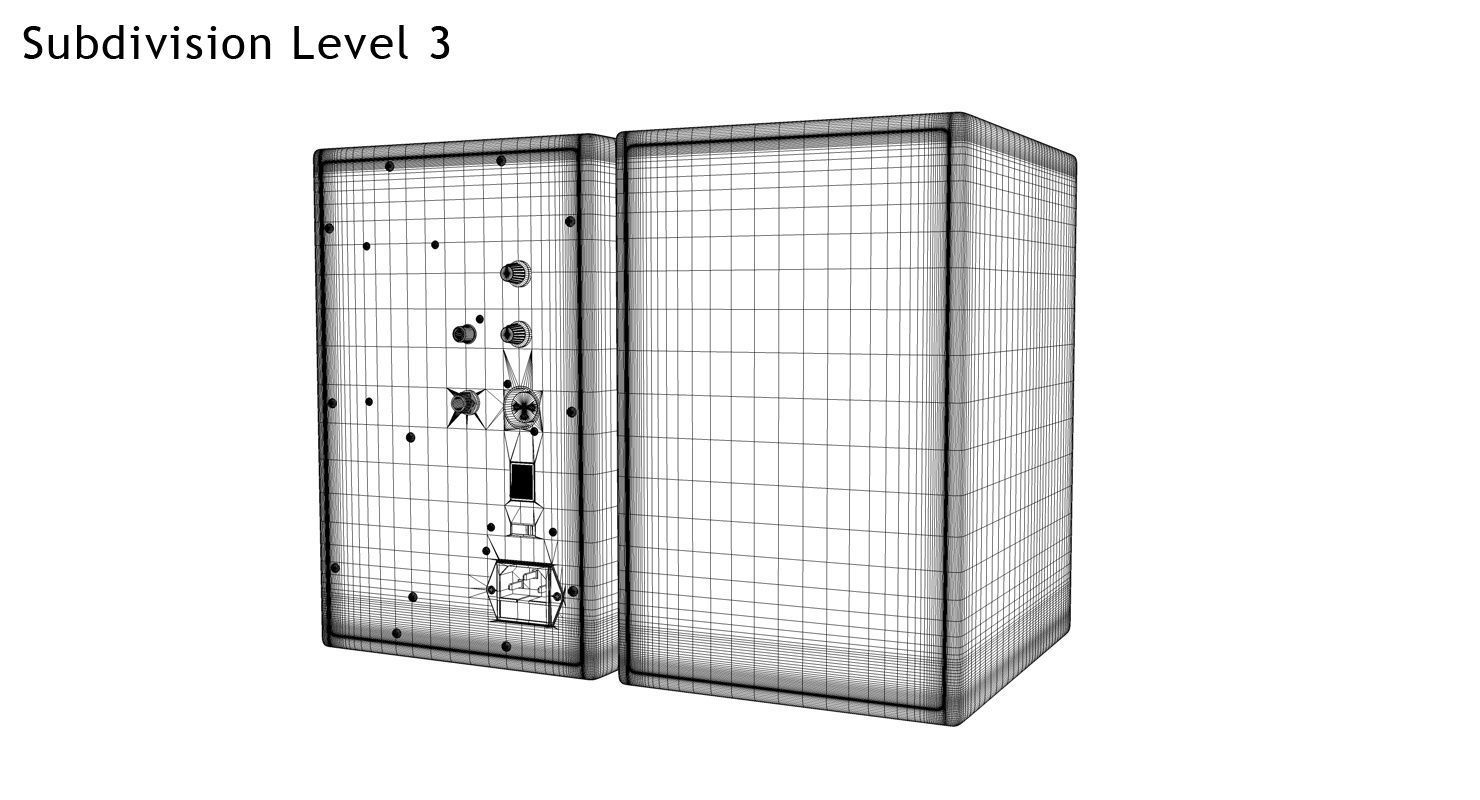 Speakers KRK Rokit 5 G3 3D model_15