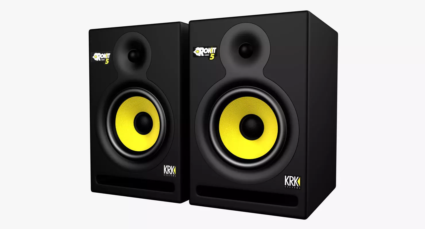 Speakers KRK Rokit 5 G3 3D model_0