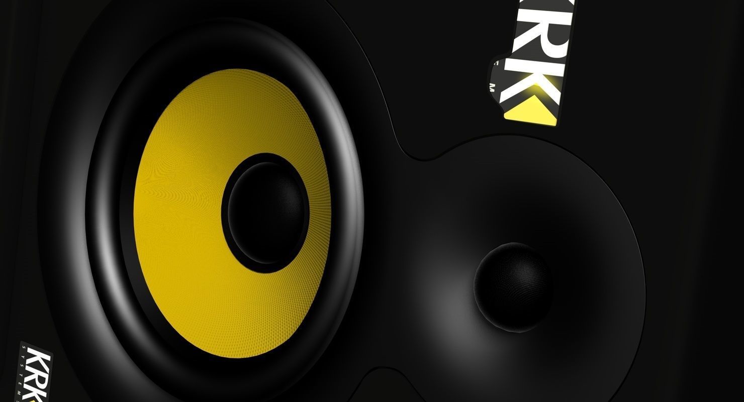 Speakers KRK Rokit 5 G3 3D model_8