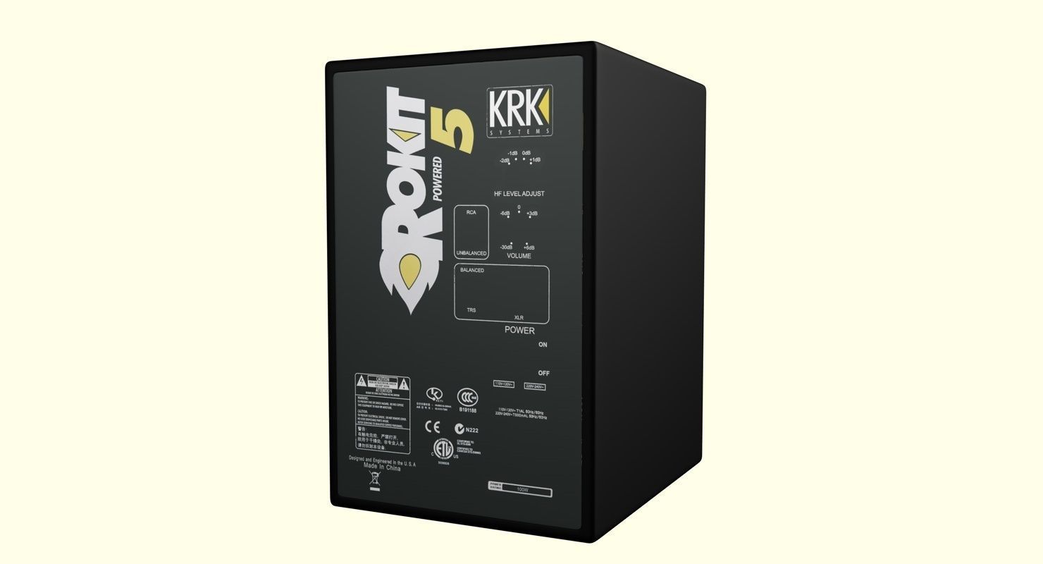 Speakers KRK Rokit 5 G3 3D model_3