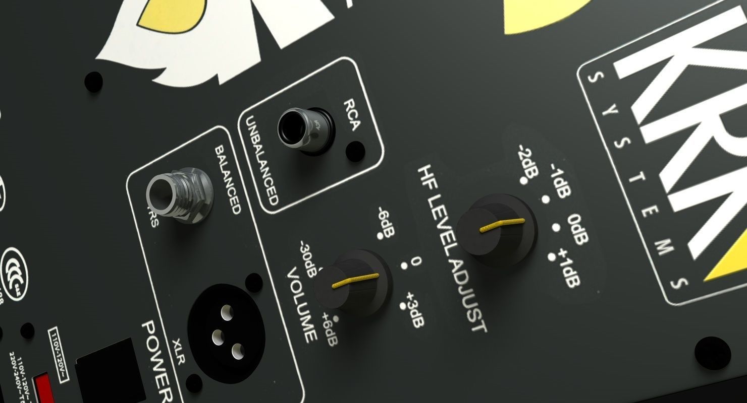 Speakers KRK Rokit 5 G3 3D model_9