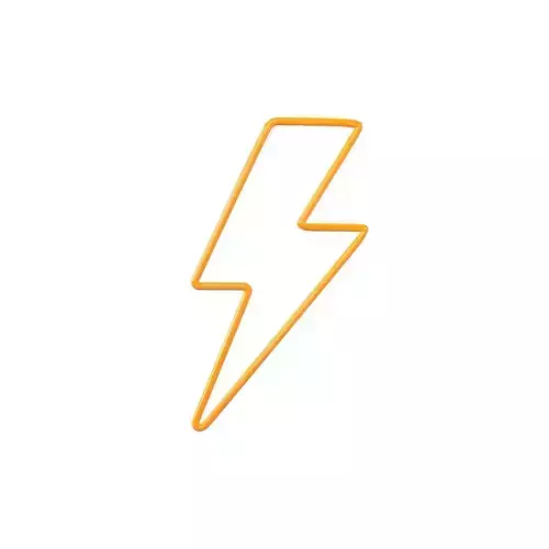 Neon lightning Symbol v1 001