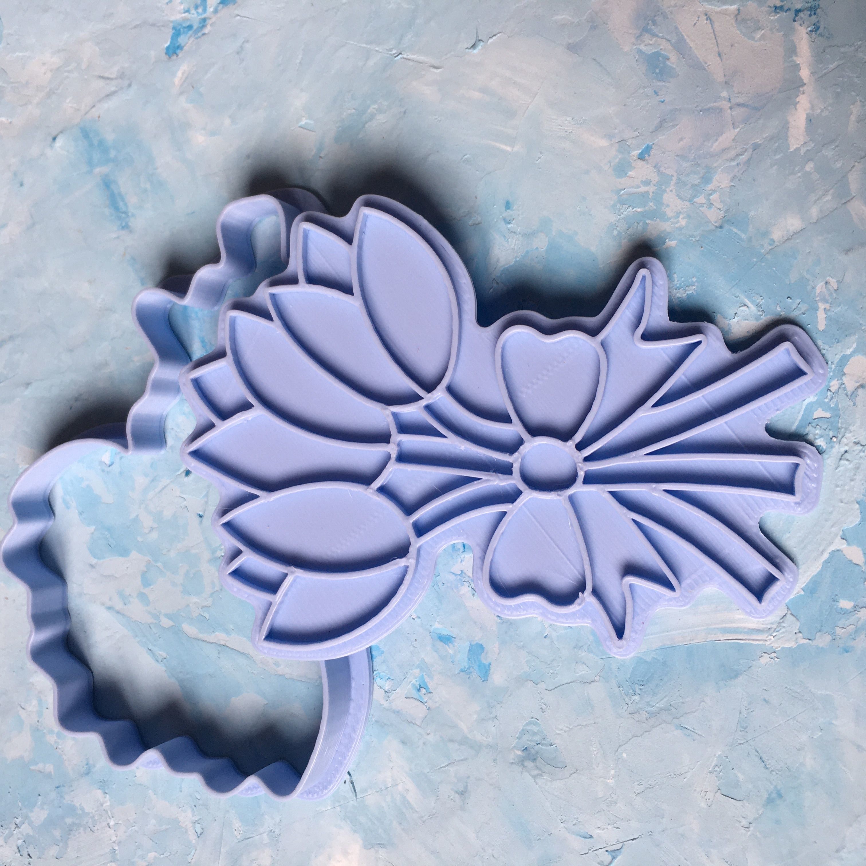 Tulip Cookie Cutter 3D print model_4