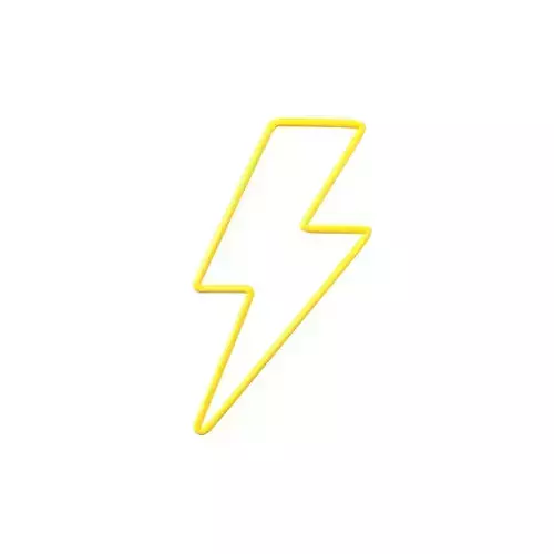 Neon lightning Symbol v1 002