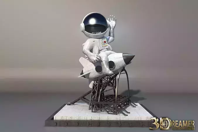 3D Sculpture Phone Stand