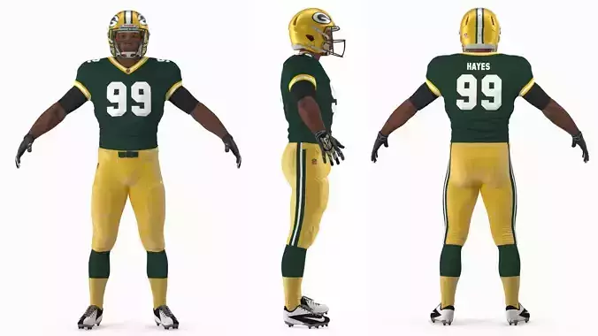 Green Bay Packers American Football Player Fur
