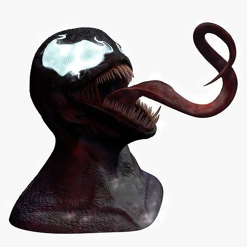 Venom Bust 3D model