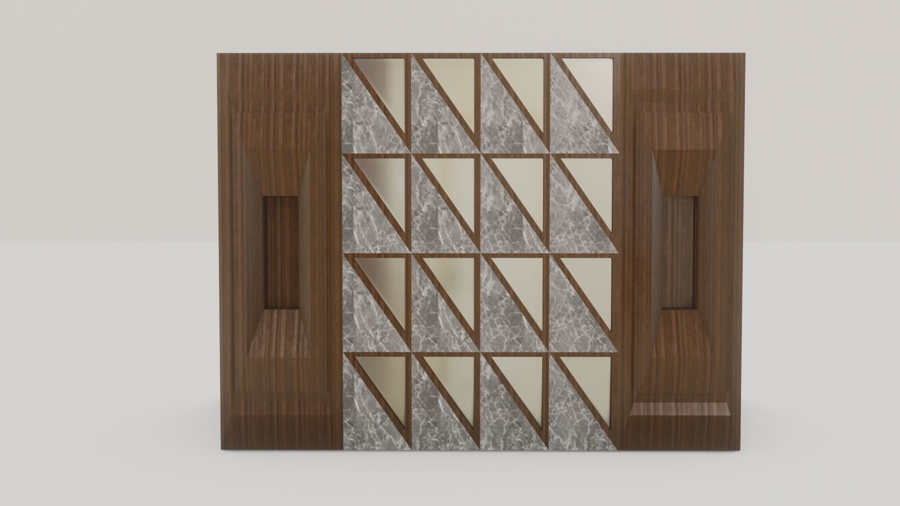 Wall Decor Low-poly 3D model_11