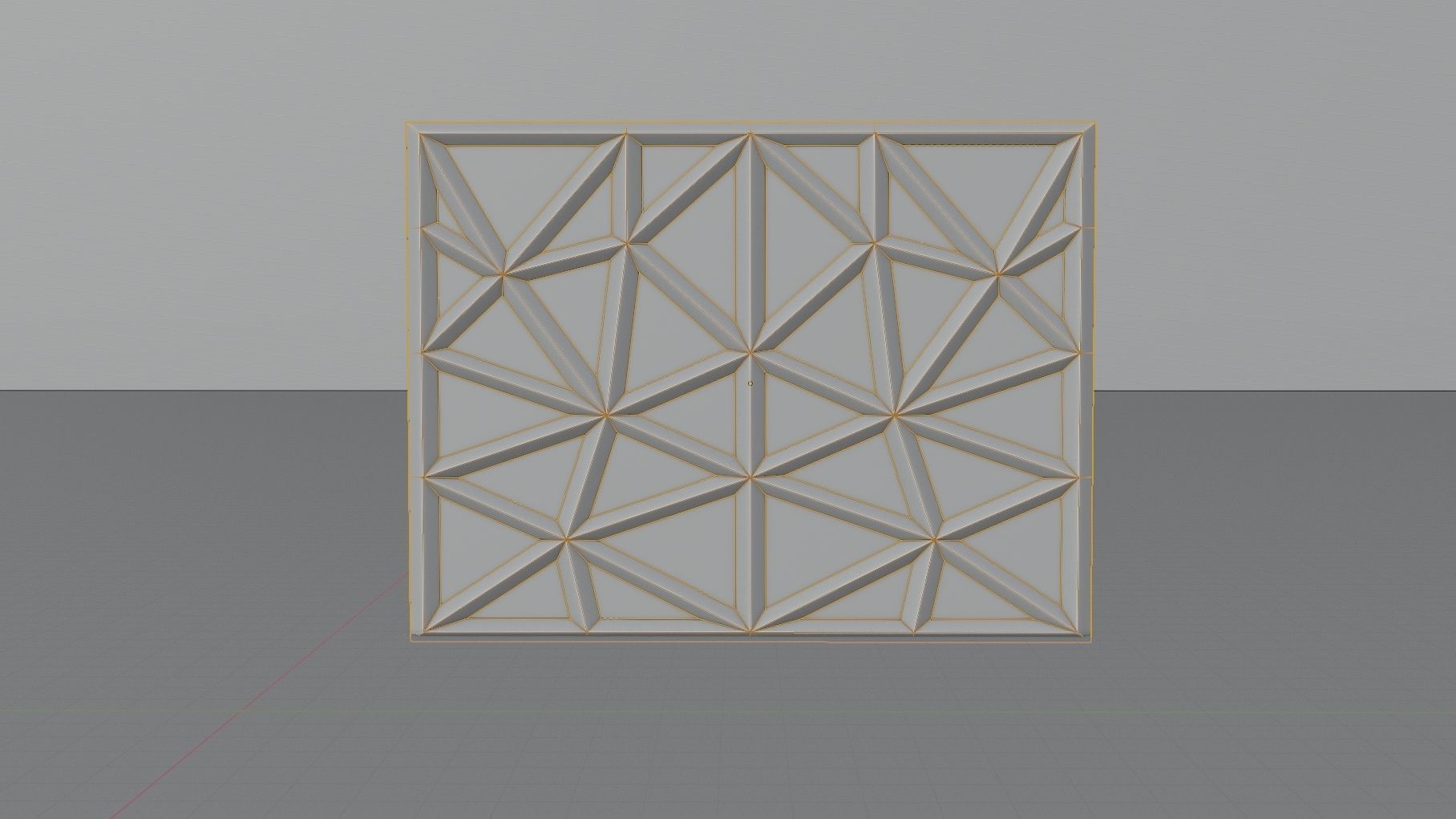 Wall Decor Low-poly 3D model_10
