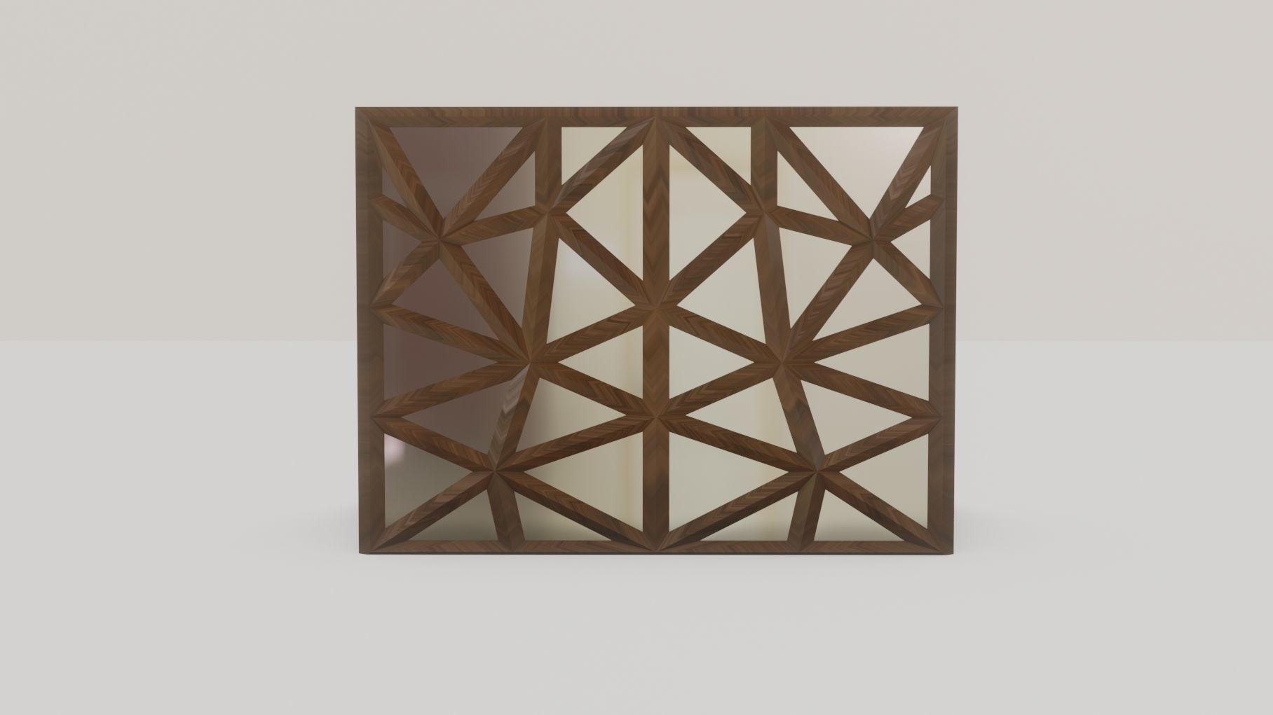Wall Decor Low-poly 3D model_9