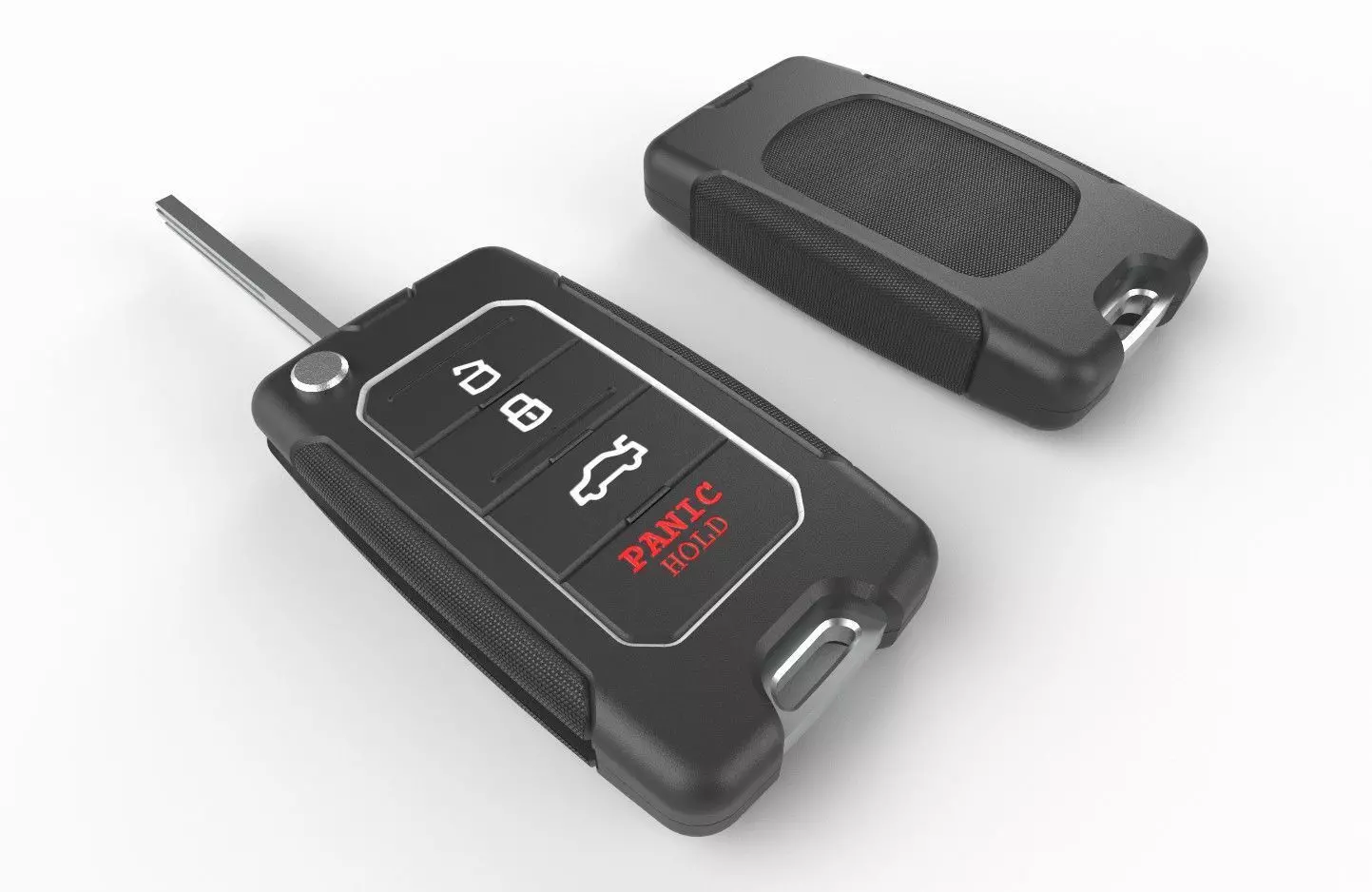Car key Model 9 Low-poly 3D model