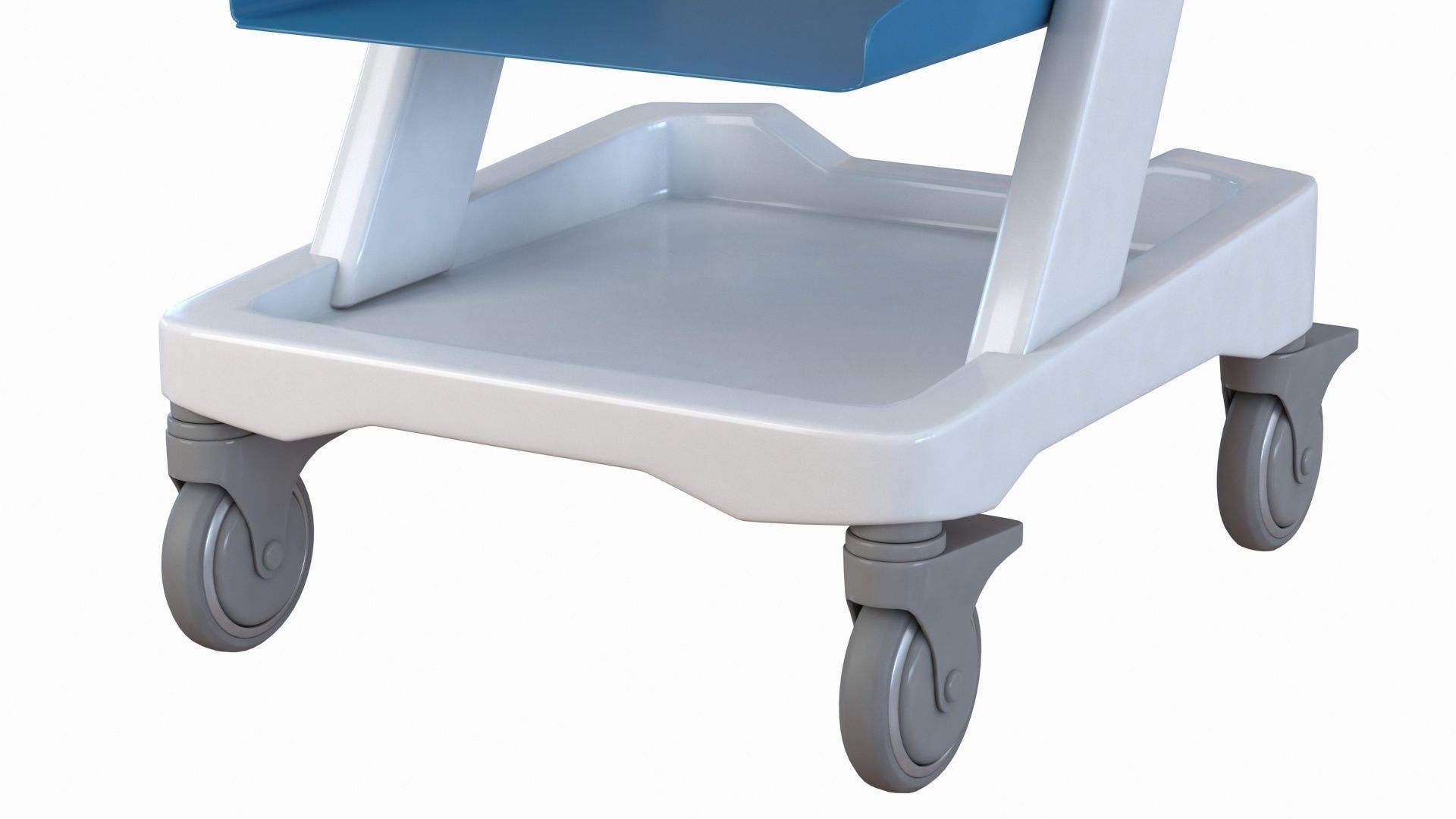 Electrosurgical Unit Cart Low-poly 3D model_4