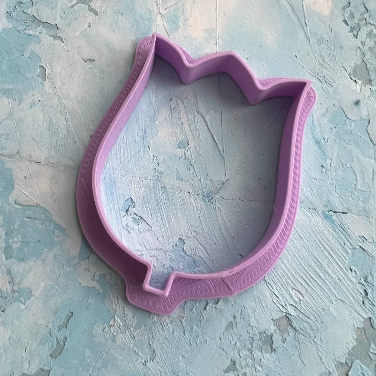 Tulip Cookie Cutter 3D print model_2