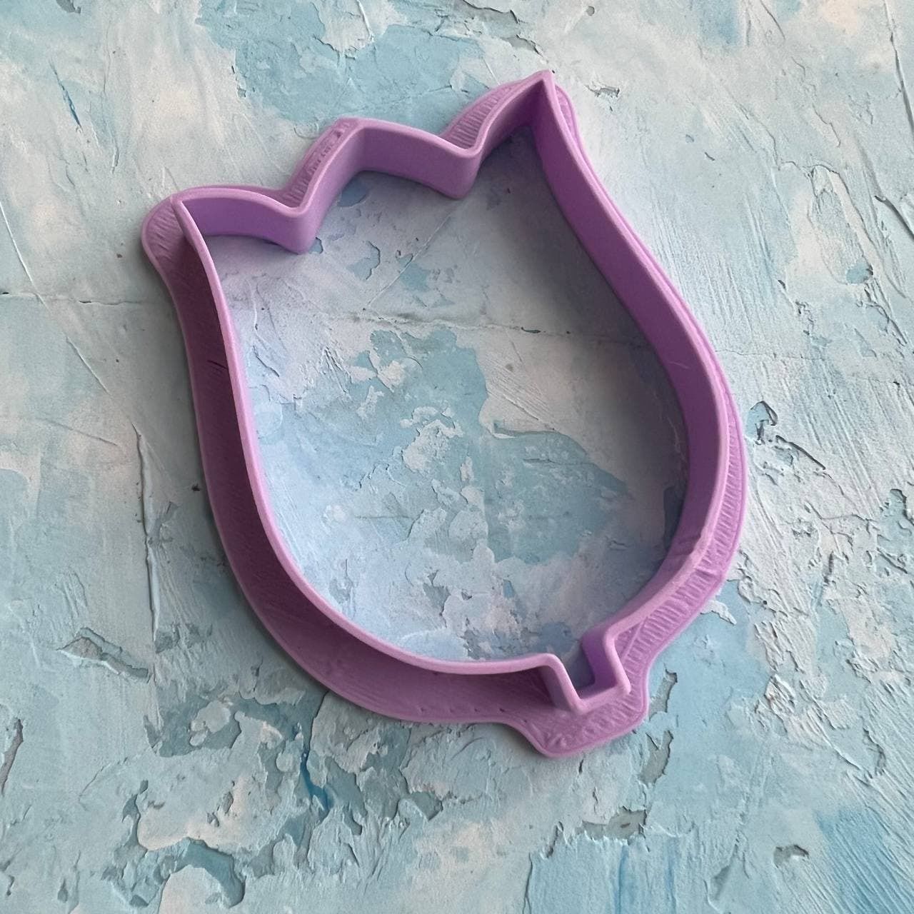Tulip Cookie Cutter 3D print model_3
