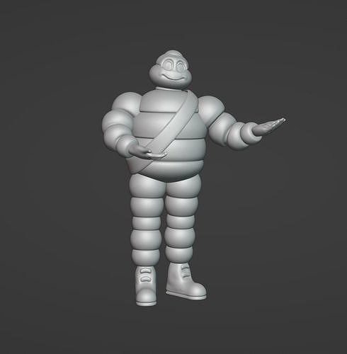 FIGURE MICHELIN CHARACTER SCALE 164 3D print model