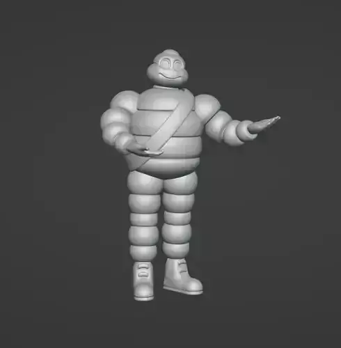 FIGURE MICHELIN CHARACTER SCALE 164 3D print model