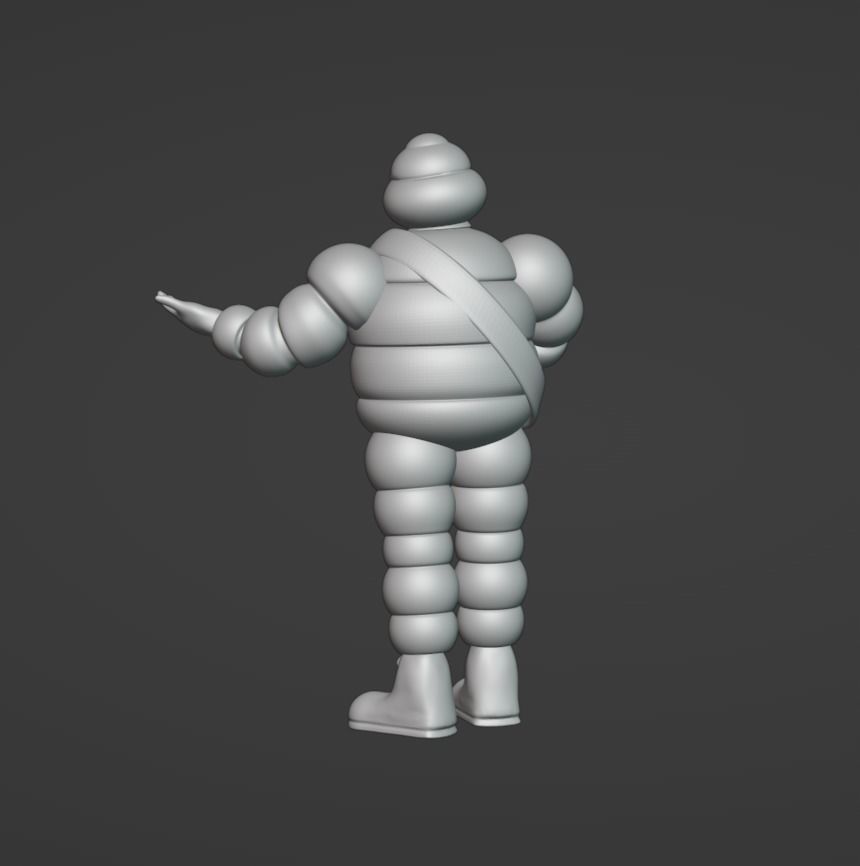 FIGURE MICHELIN CHARACTER SCALE 164 3D print model_2