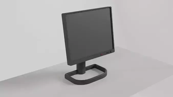 Monitor 3D model lcd stand