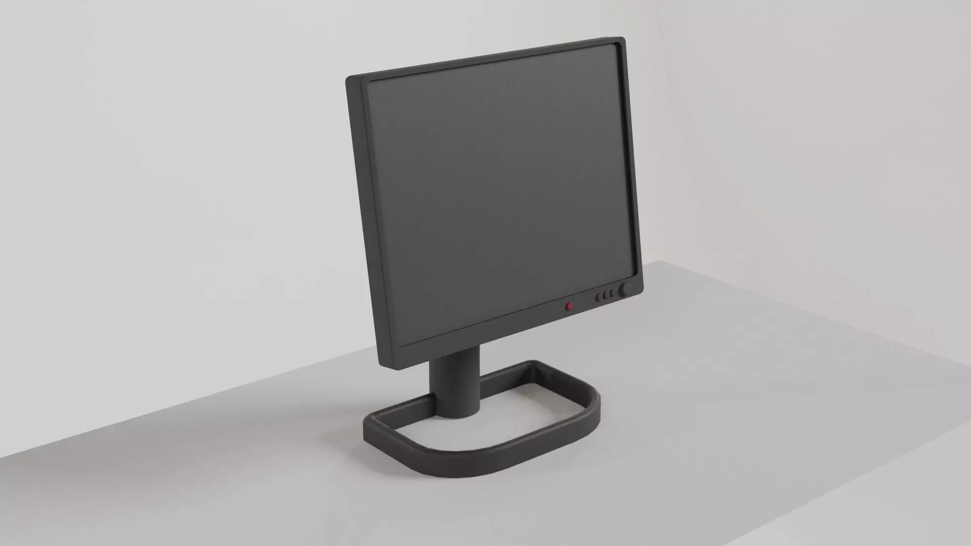 Monitor 3D model lcd stand 3D model_0