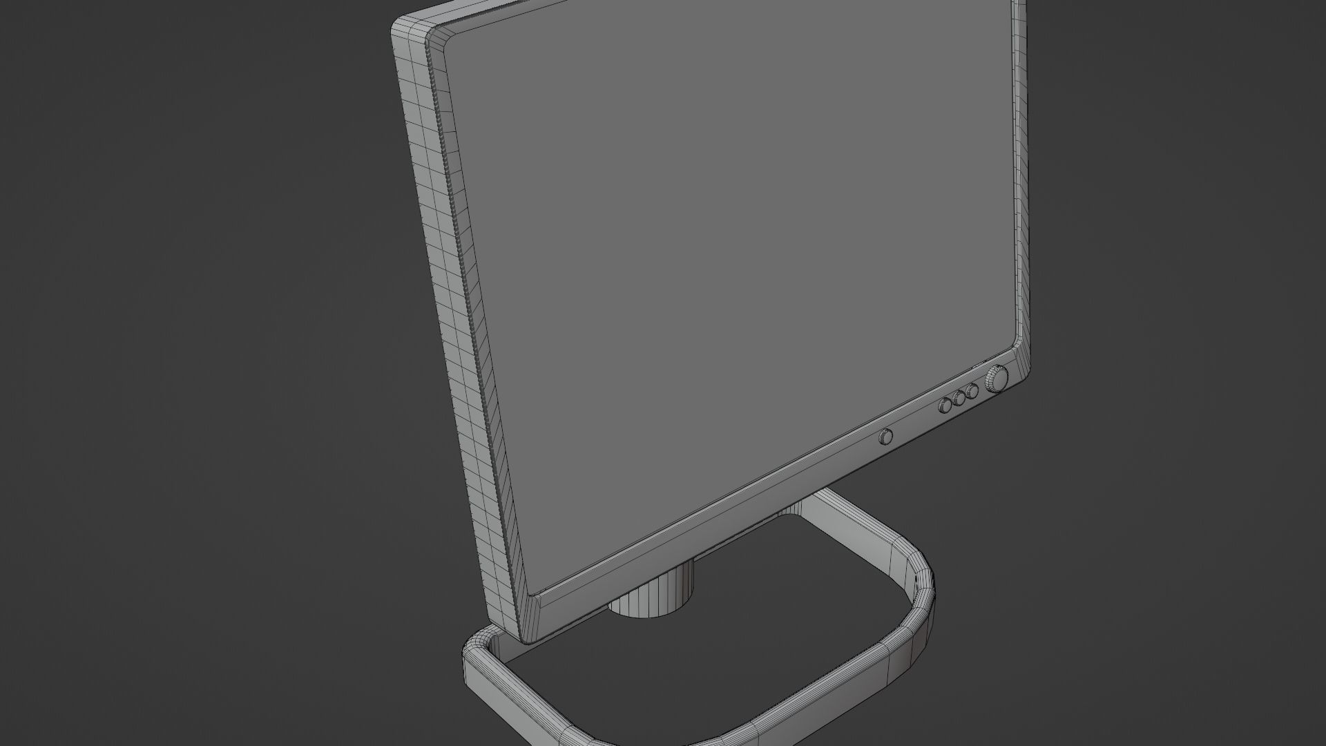Monitor 3D model lcd stand 3D model_2