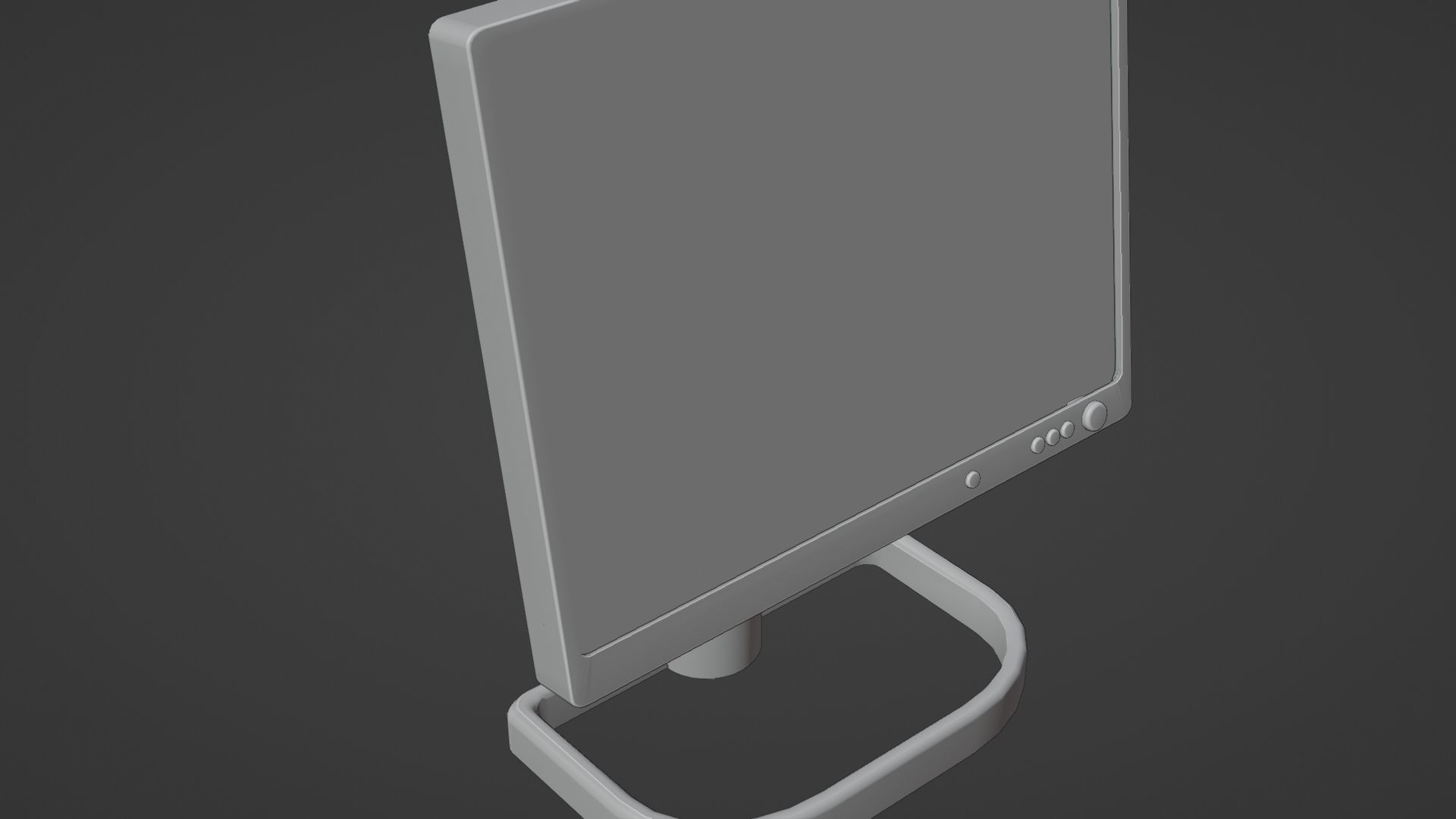 Monitor 3D model lcd stand 3D model_1