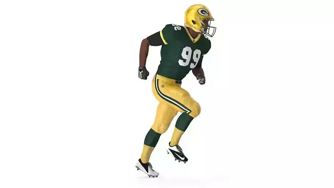 Green Bay Packers American Football Player Rigged Fur