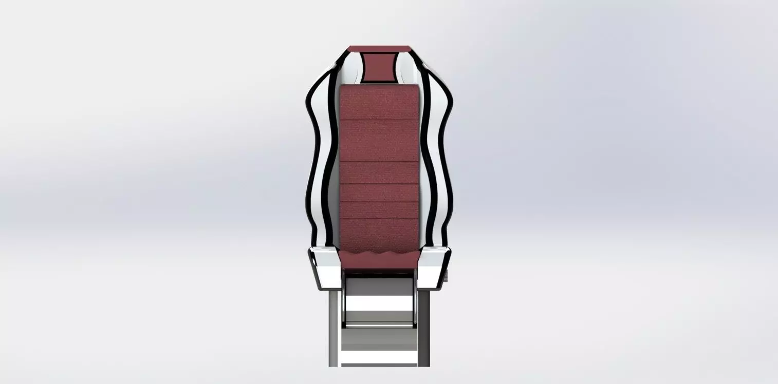 Truck Seat with Toilet 3D model_0