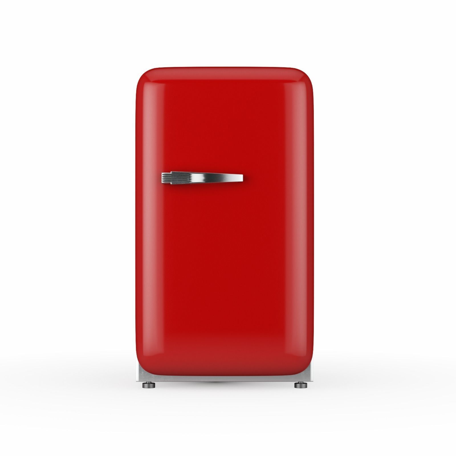 Refrigerator 01 Low-poly 3D model_4