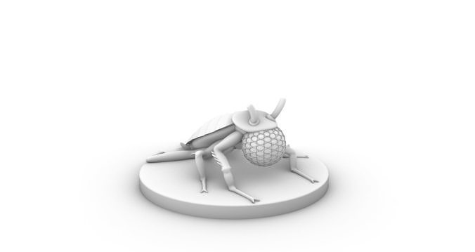 Cockroach Surveillance Drone for Tabletop Shadowrun Cyberpunk 3D print model