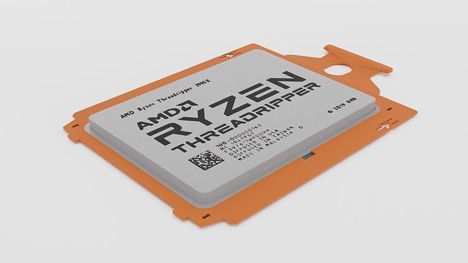 AMD Ryzen Threadripper 3990X  3D model